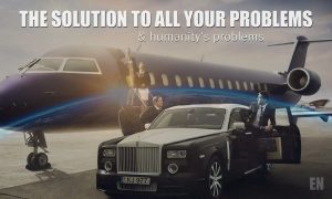 earth sunrise, jet and rolls depicts solution to all your problems