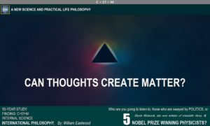 Can Thoughts Create Matter? Example, Science, Evidence & Proof