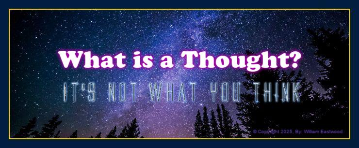 What is definition of thought thinking